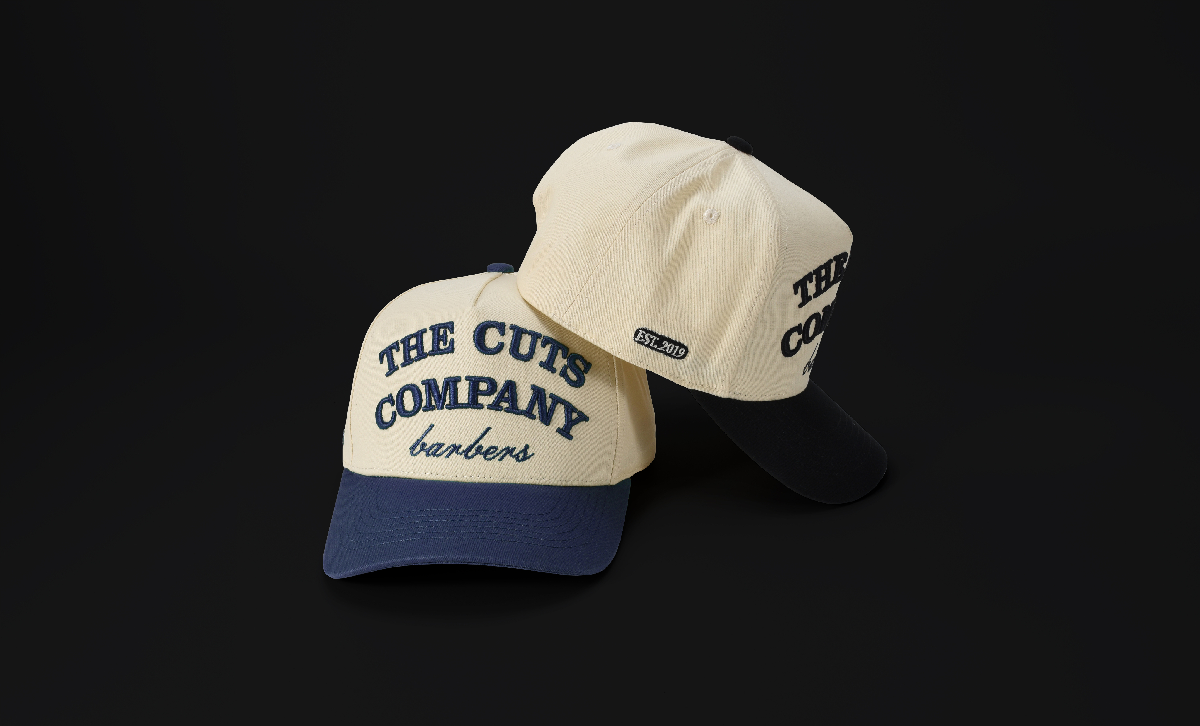 Embroidered caps by Sensor Studio